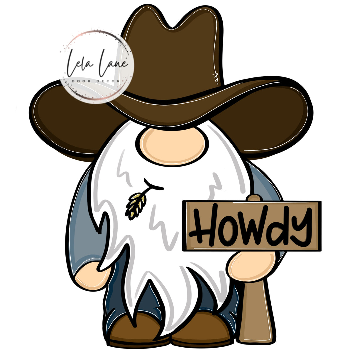 Howdy Cowboy Gnome (LL066)