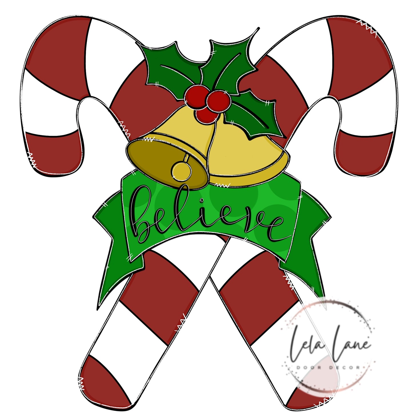Believe Candy Cane (LL083)