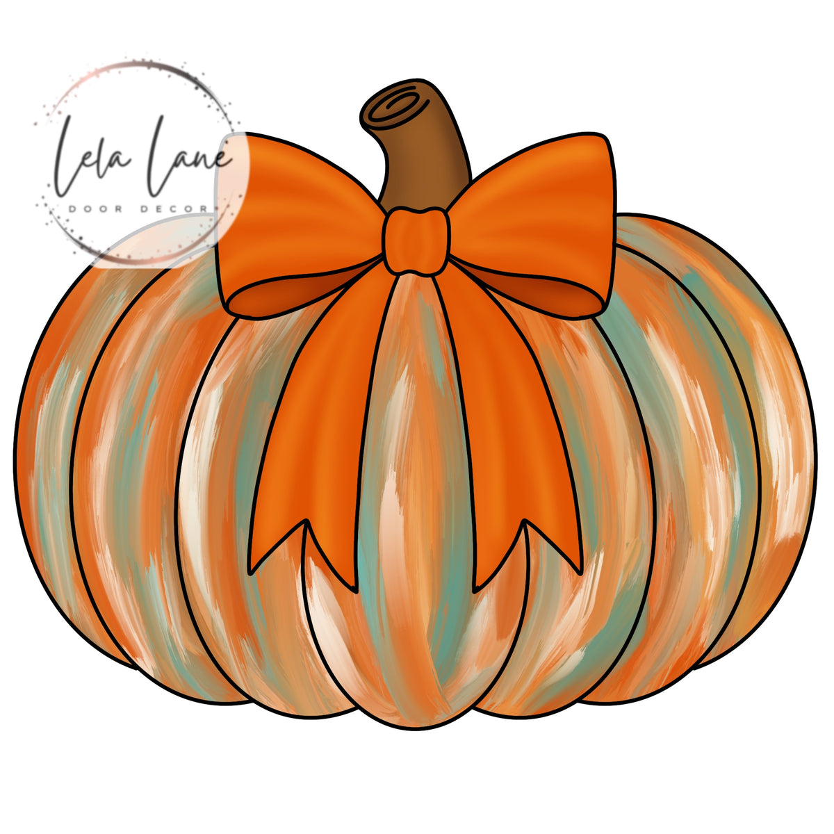 Pumpkin With Bow (LL091)