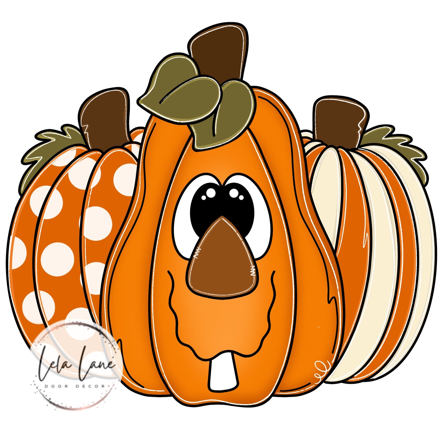 Cute Jack O Lantern (LL093)