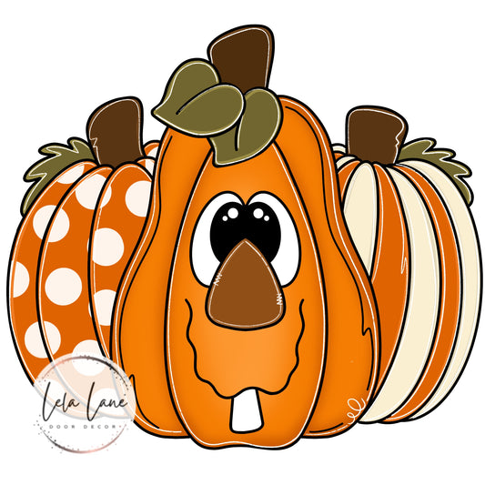 Cute Jack O Lantern (LL093)