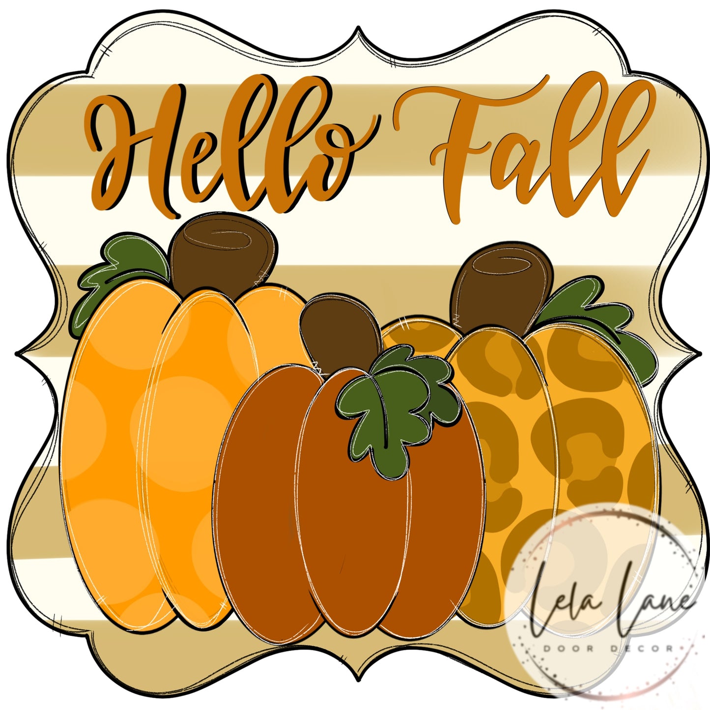 Hello Fall Square (LL127)