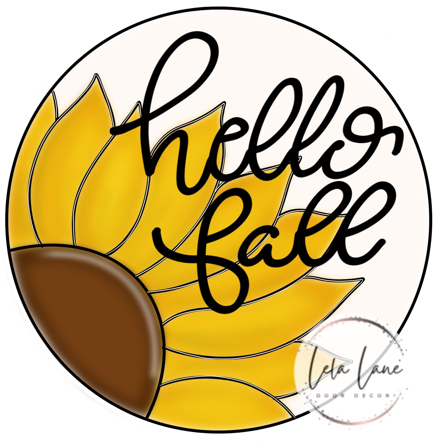 Hello Fall Sunflower (LL128)