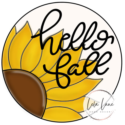 Hello Fall Sunflower (LL128)