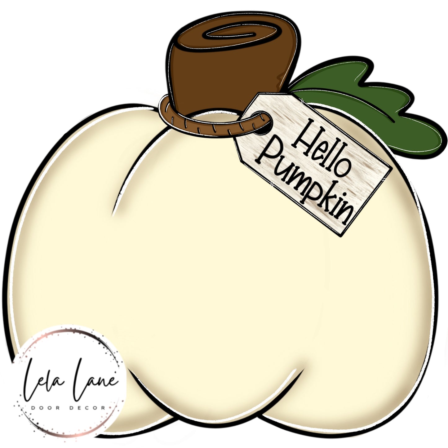 Hello Pumpkin with Tag (LL134)