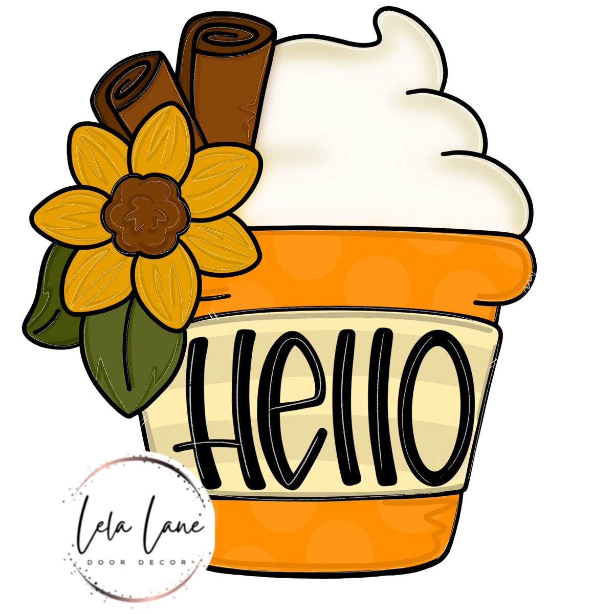 Hello Sunflower Latte (LL137)