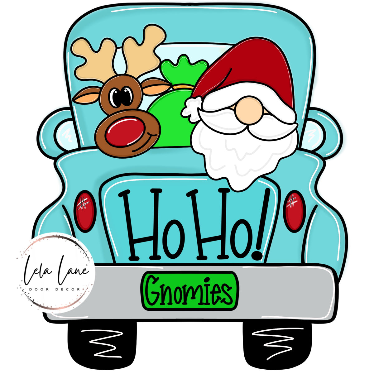 Hoho Truck Ornament (LL147-O)