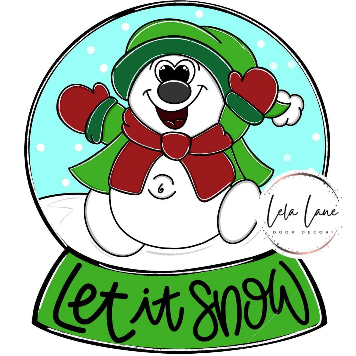 Snowman Globe (LL182)