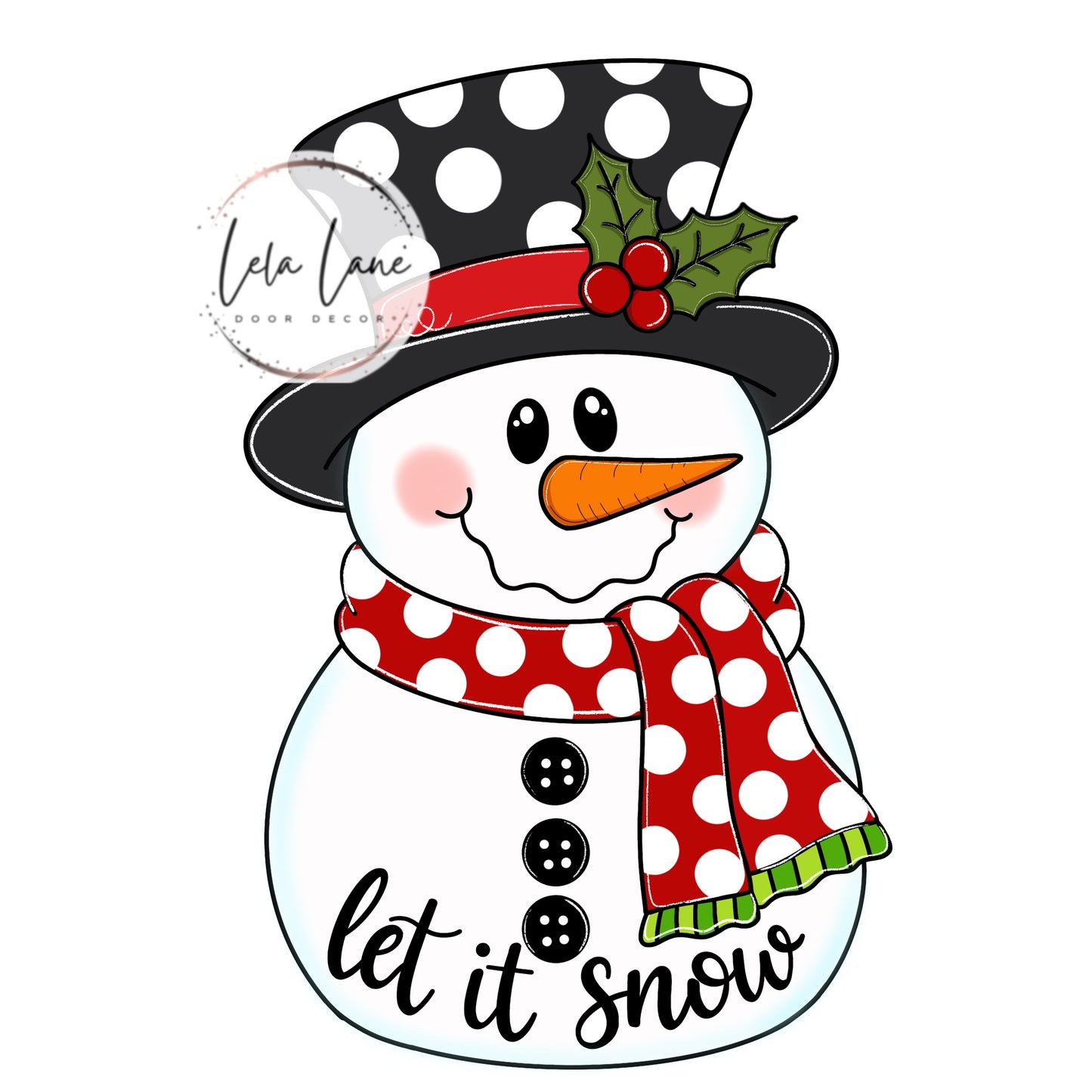 Let It Snow Snowman (LL183)