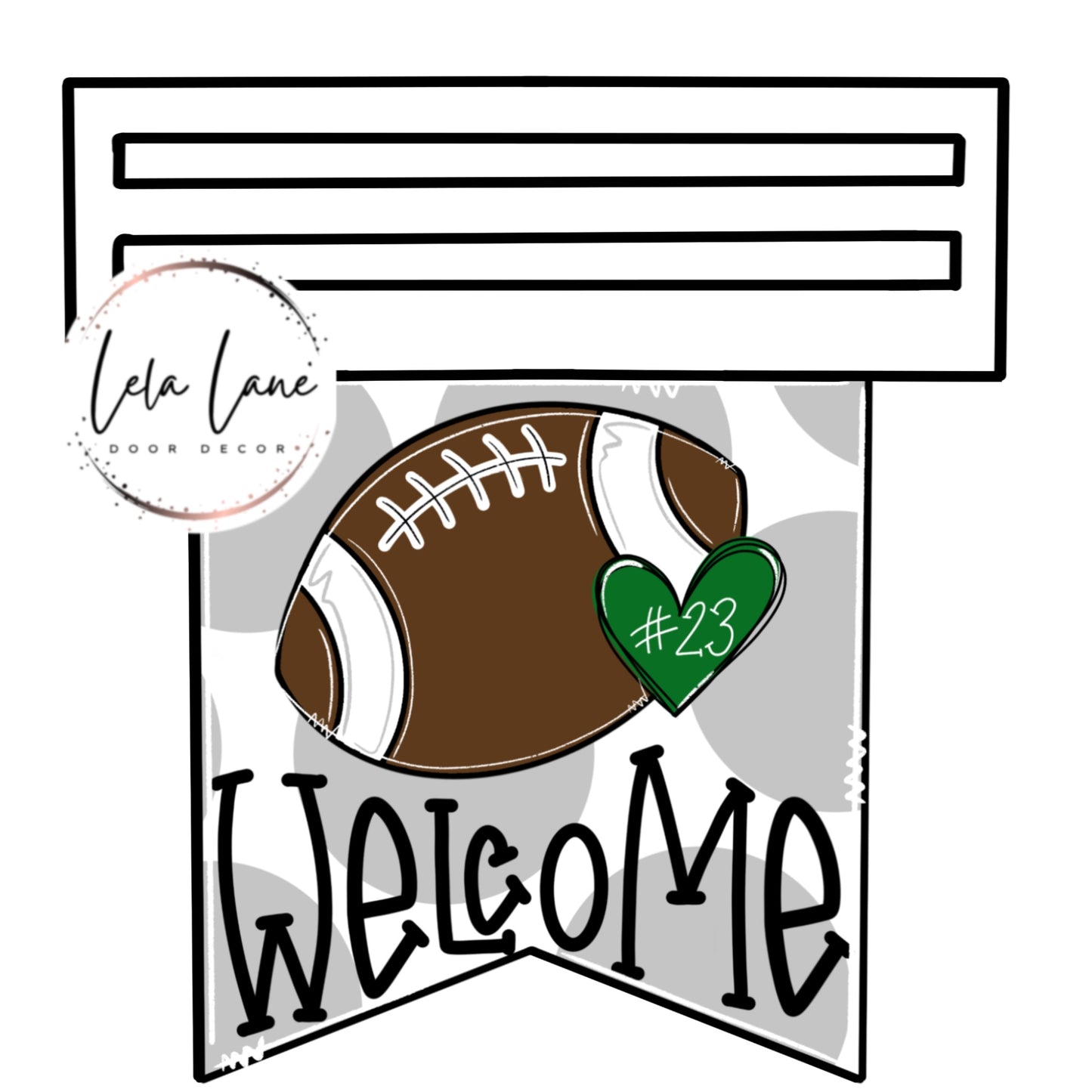 Welcome Football Rails (LL208)