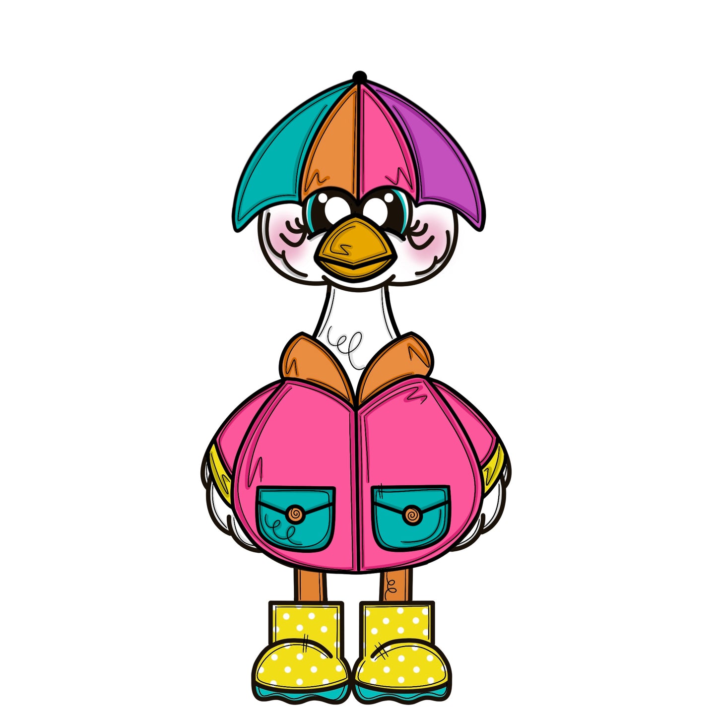 Duck With Raincoat (MJ147)