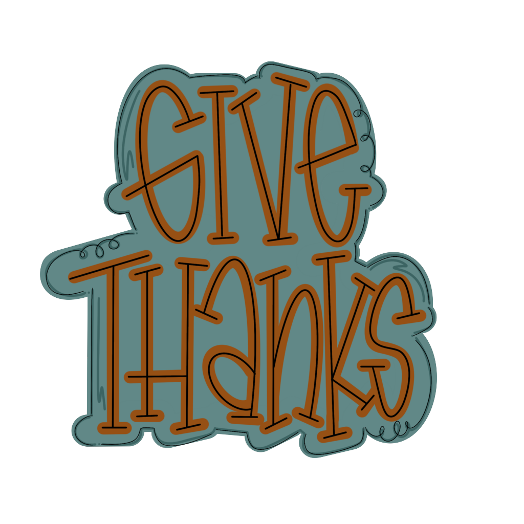 3D Give Thanks (MJ148-3D)