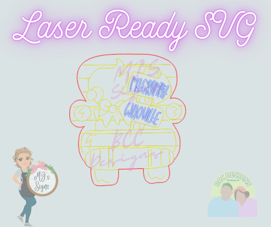 Mean One Truck - Laser Ready SVG