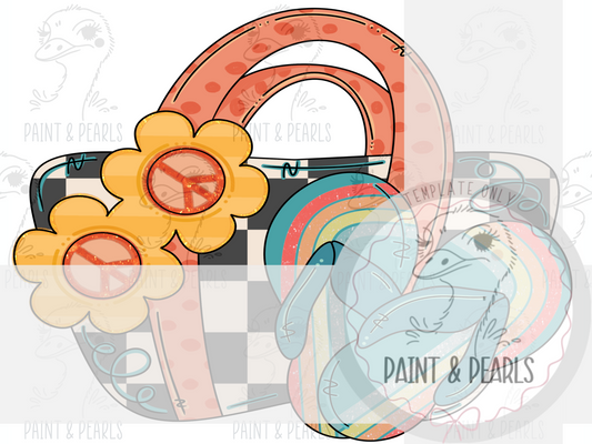 3D Retro Summer Beach Bag (PAP026-3D)