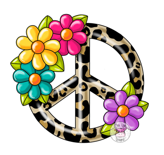 Floral Peace Sign (PC090)