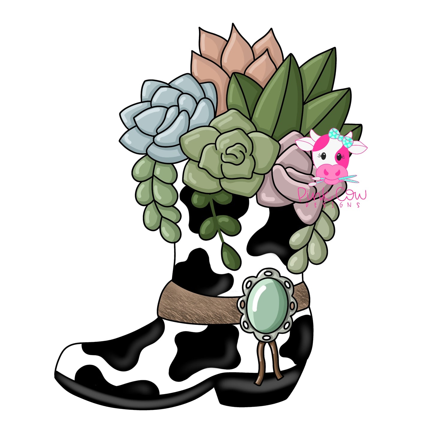 Cowboy Boot Succulents (PC100)