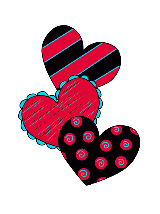 Stacked Hearts (PC125)