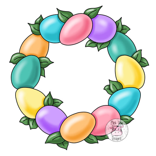 Easter Egg Wreath (PC141)