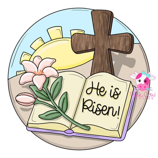He Is Risen Round (PC196)