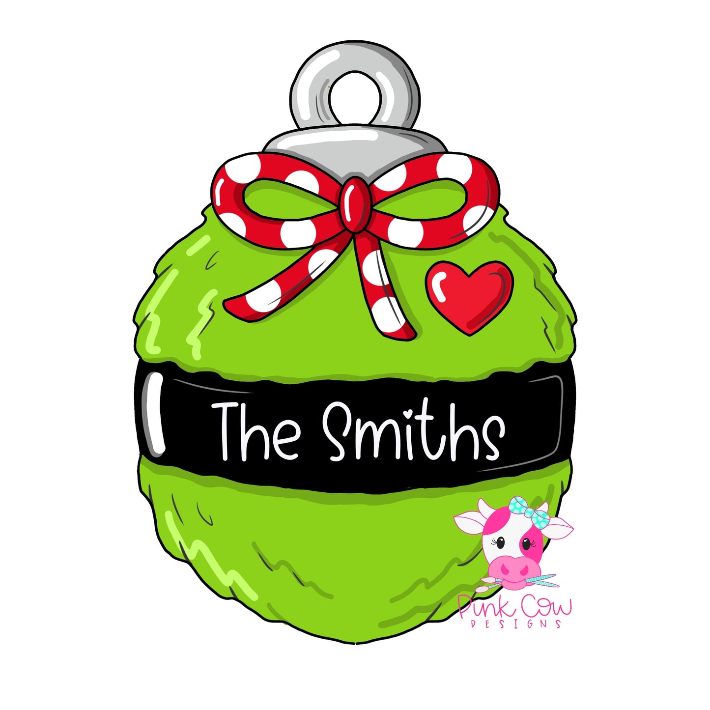 Green Monster Ornament No Buckle (PC247-O)