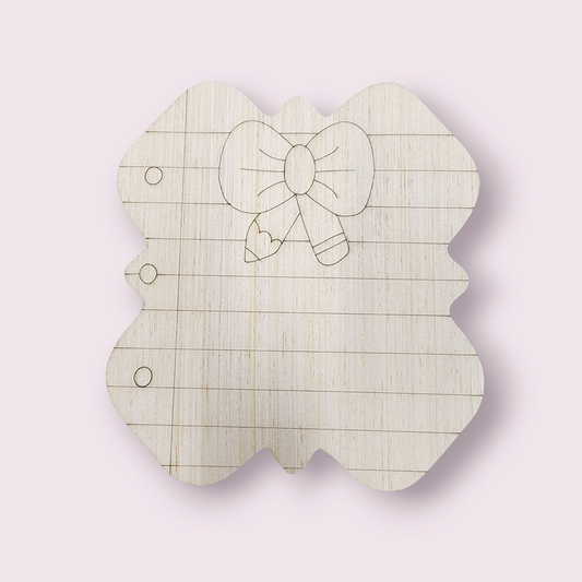 Pencil Bow Notebook (KW087)