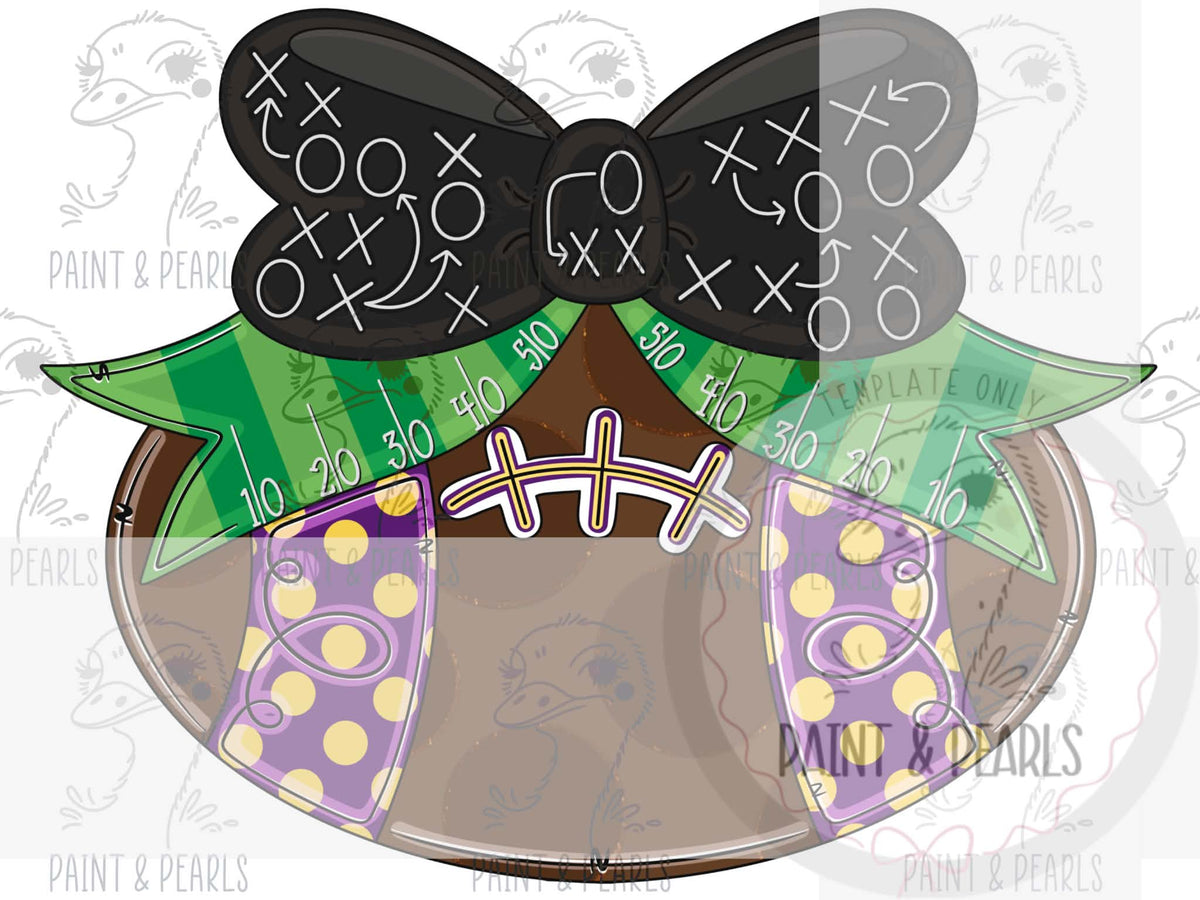 Football Bow (PAP051)