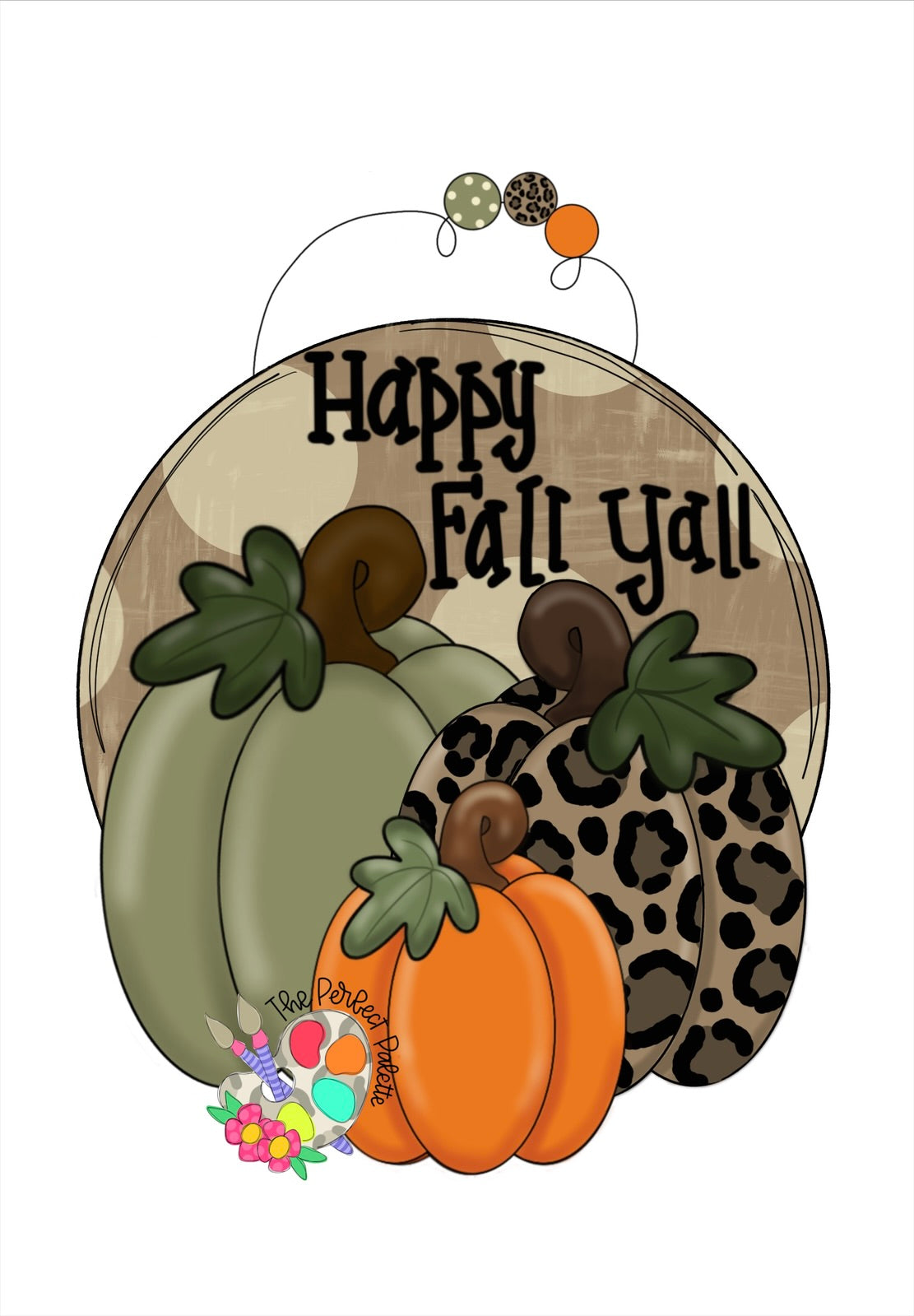 Happy Fall Yall Pumpkins (PP088)