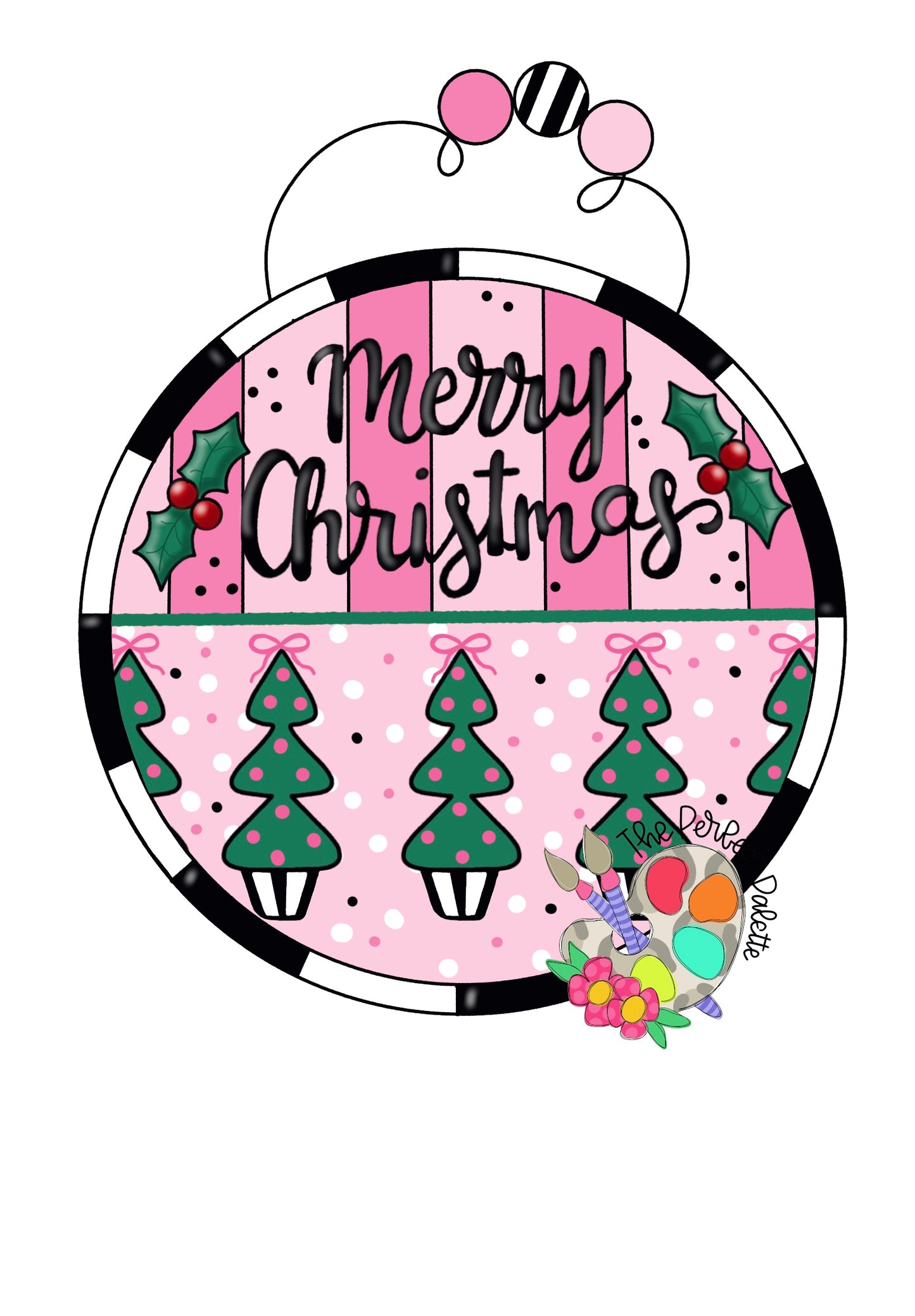 Merry Christmas Round (PP126)
