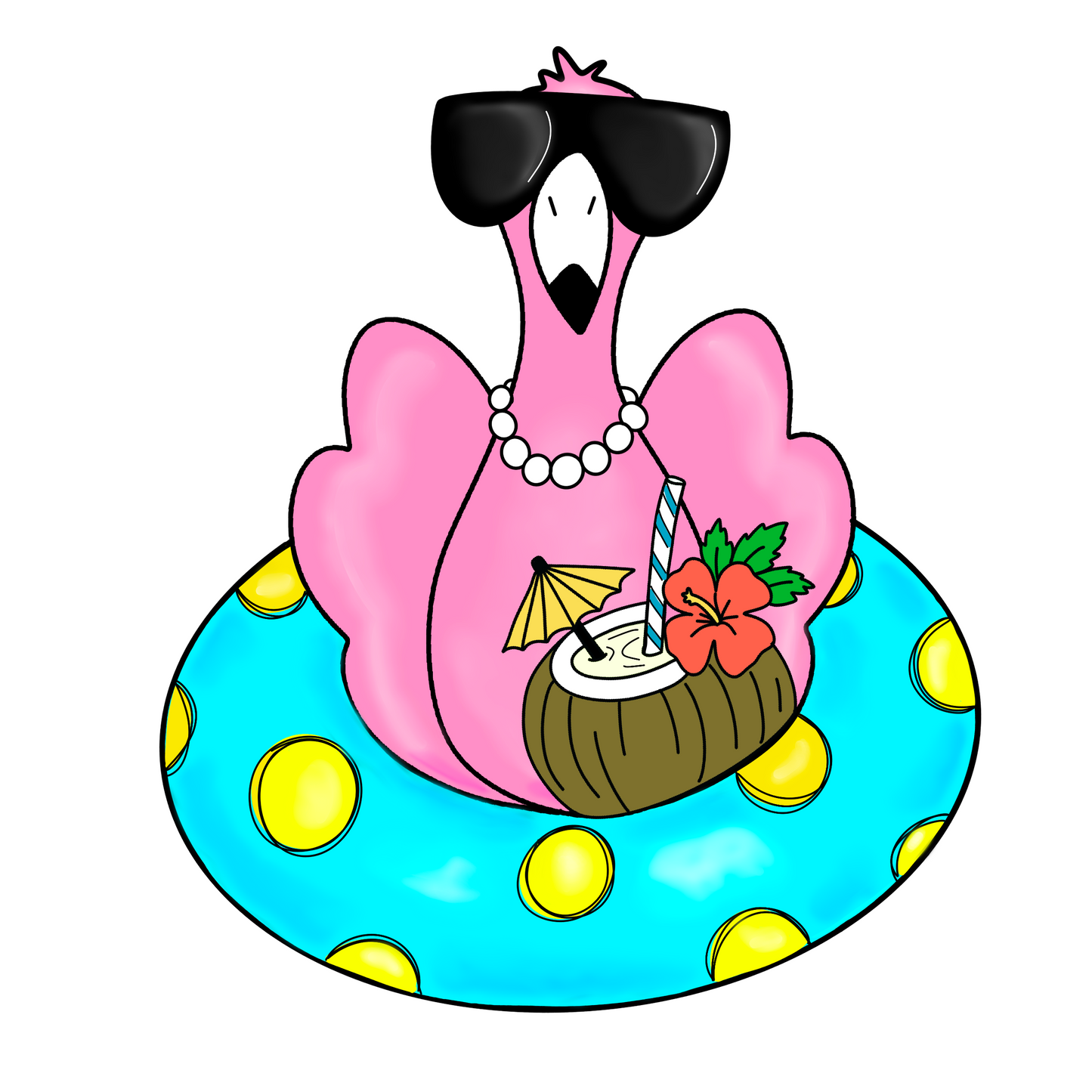 Tropical Summer Flamingo (PU029)