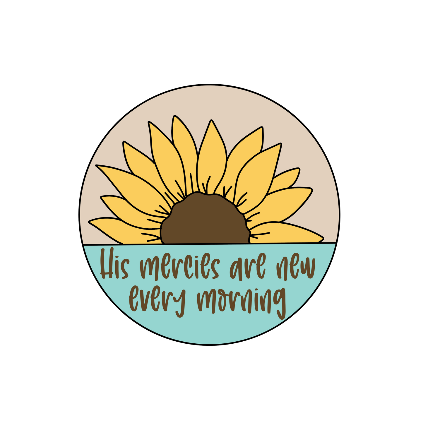 His Mercies Are New Sunflower (PU033)