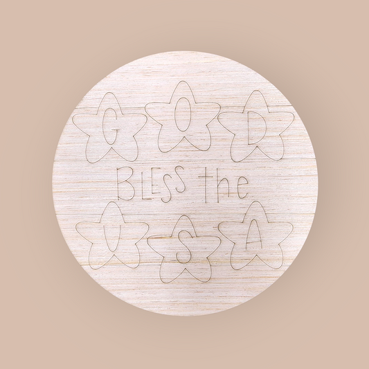 God Bless The USA Round (KW050)