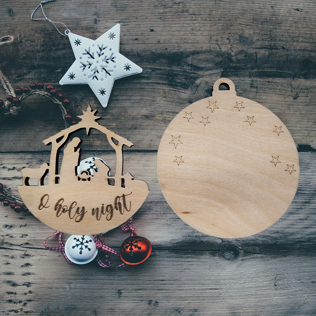 O Holy Night Ornament Blank