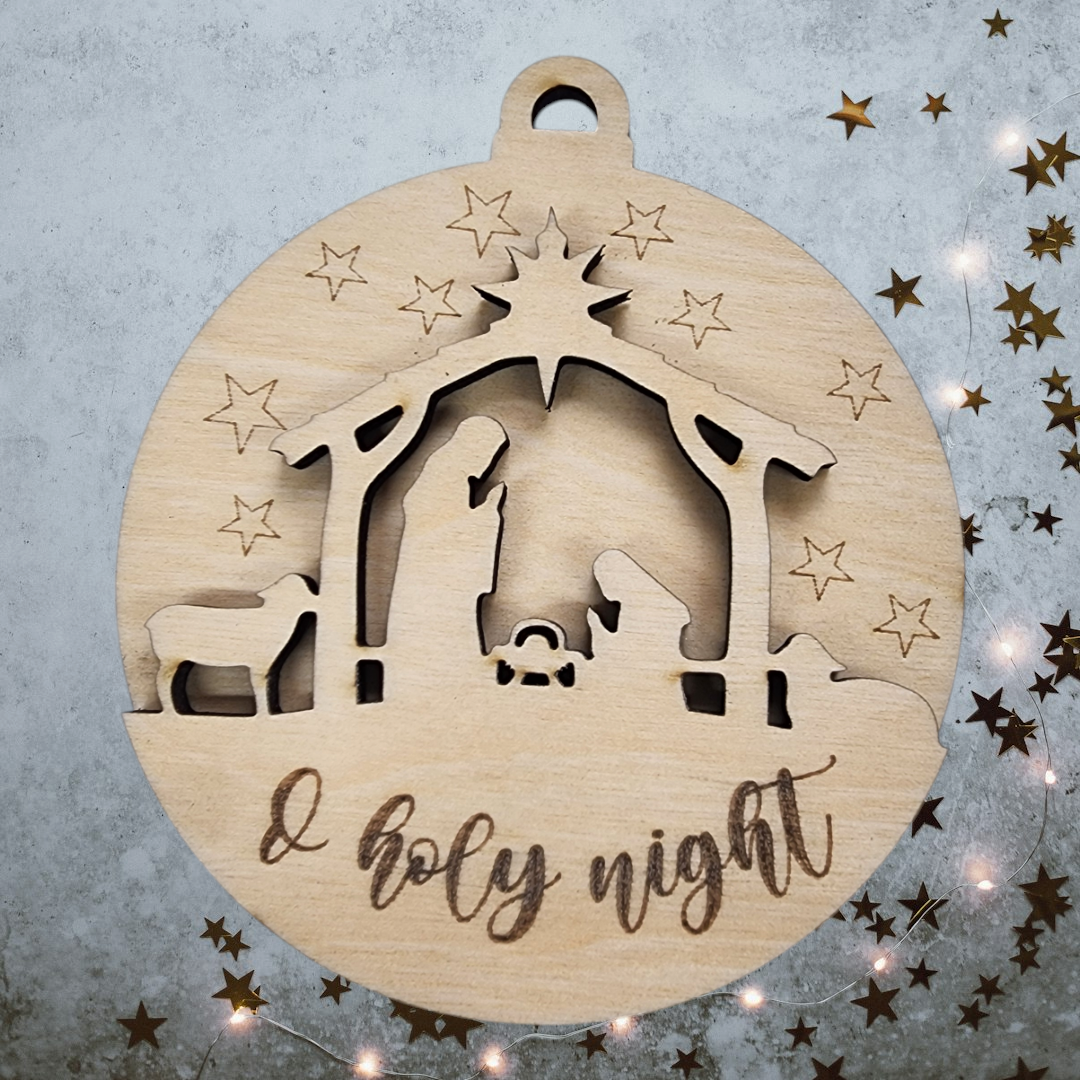 O Holy Night Ornament Blank