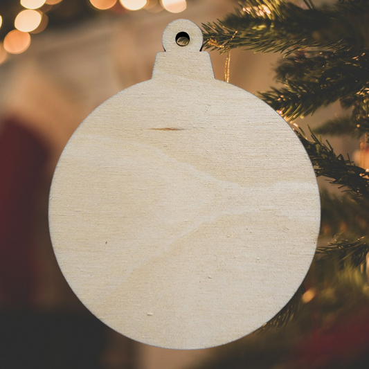 Christmas Ball Ornament Blank