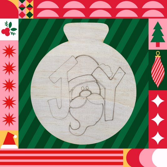 Joy Santa Christmas Ball (DD019O)
