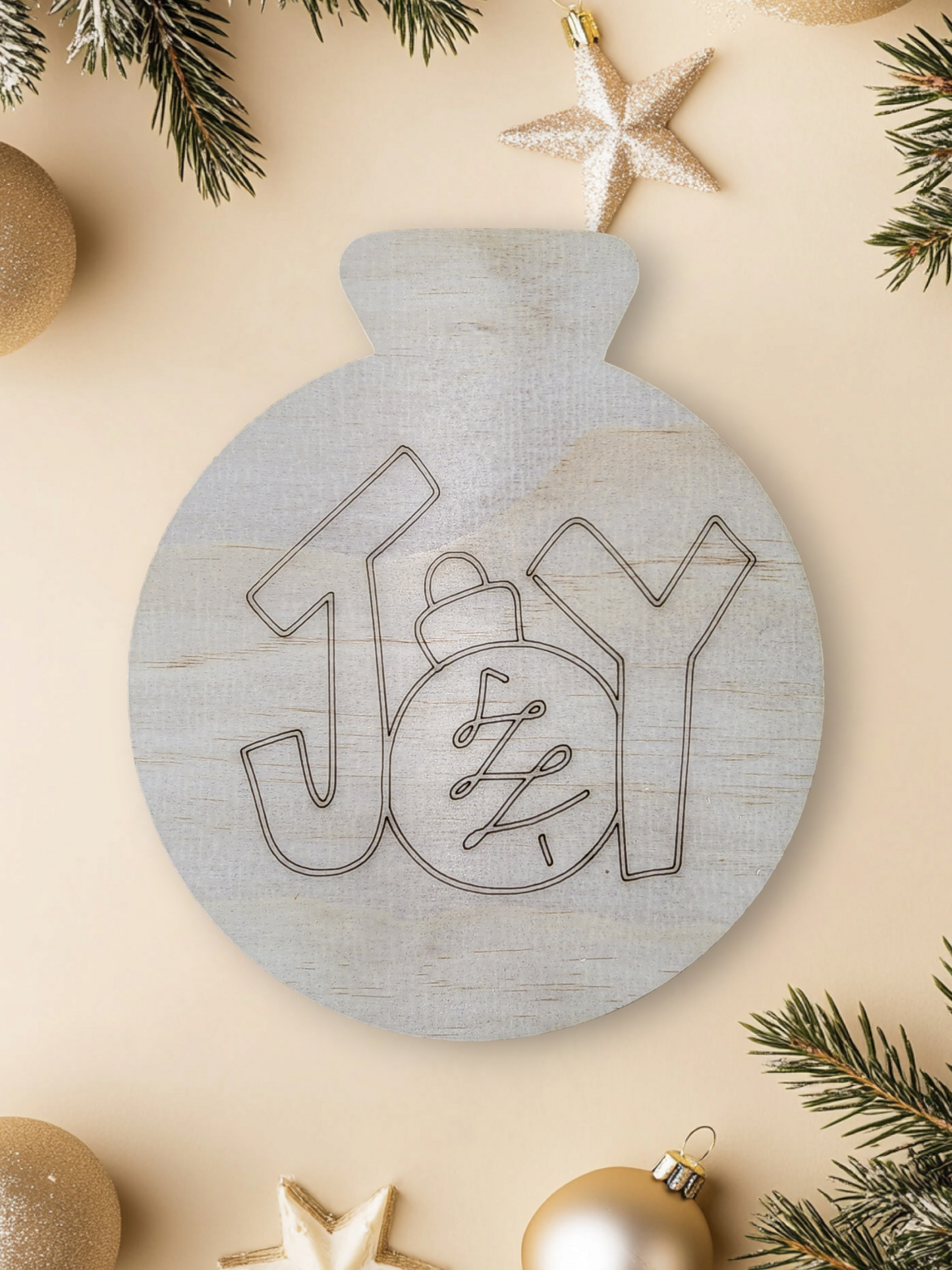 Joy Snowglobe Christmas Ball (DD023O)