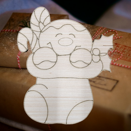Doable Designs Gingerbread Stocking Plywood Cutout