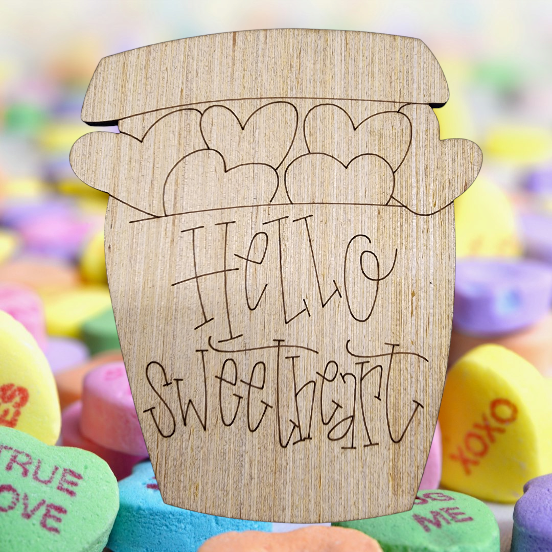 Conversation Hearts Jar (HC119)