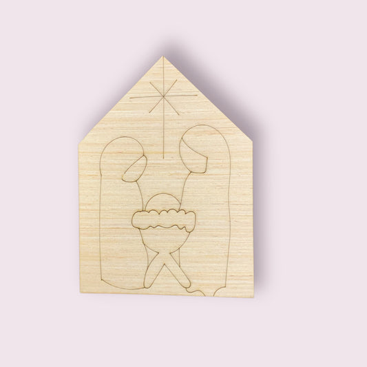 Mary & Joseph Ornament (RL059)