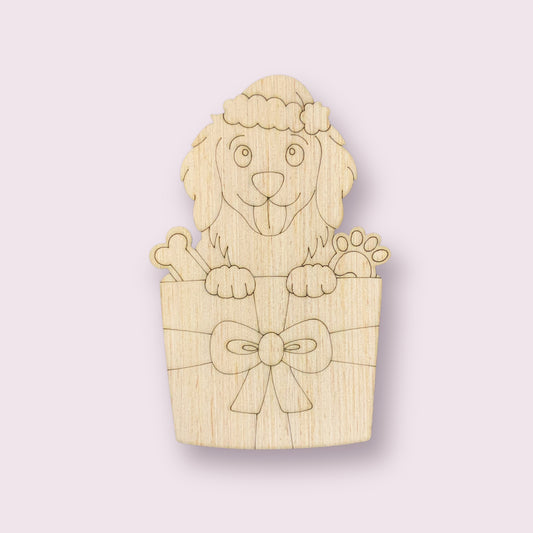 Golden Retriever Christmas Gift (GM083)