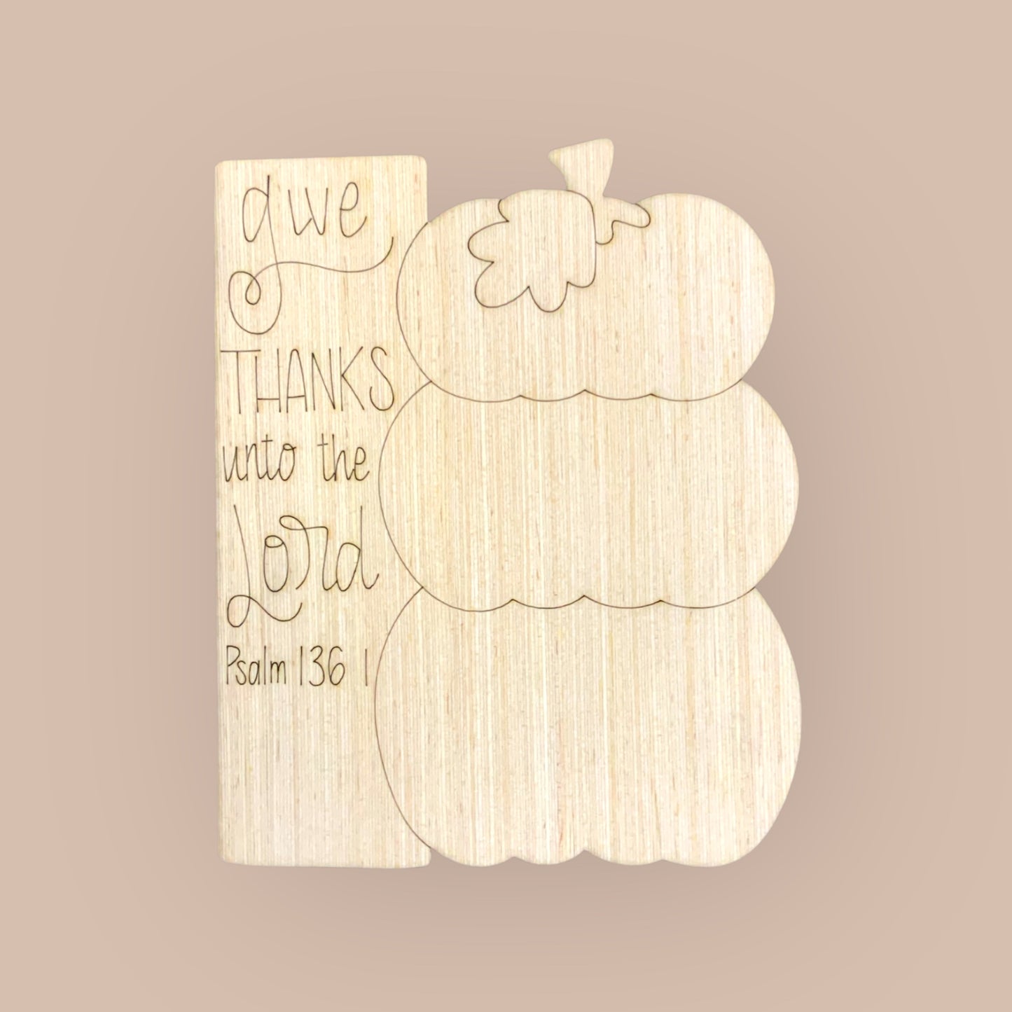 Give Thanks Pumpkin Stack (KW107)