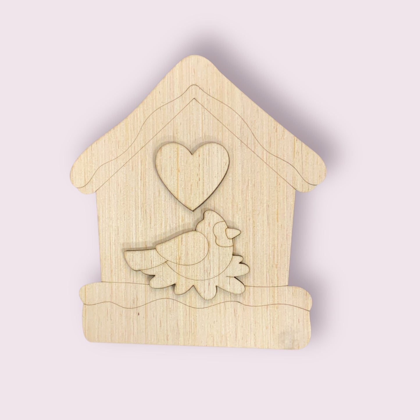 Winter Cardinal Birdhouse - Laser Ready SVG