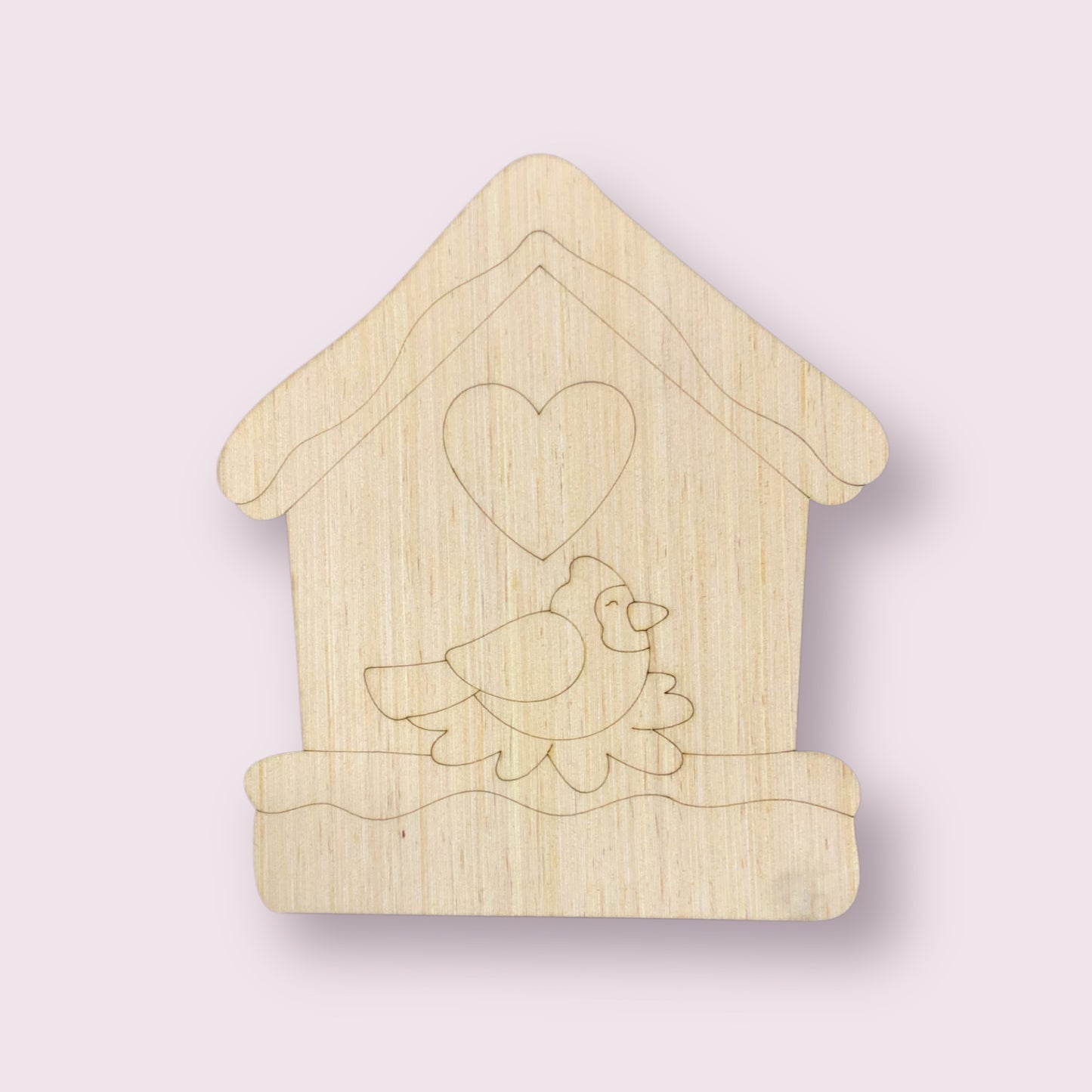 Winter Cardinal Birdhouse - Laser Ready SVG