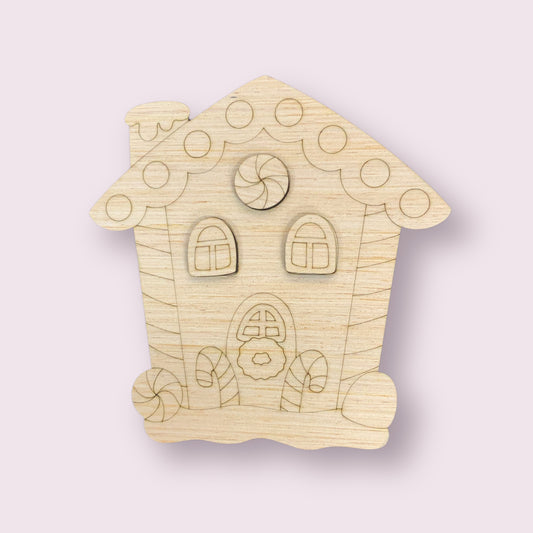 3D Gingerbread House (GM089-3D)