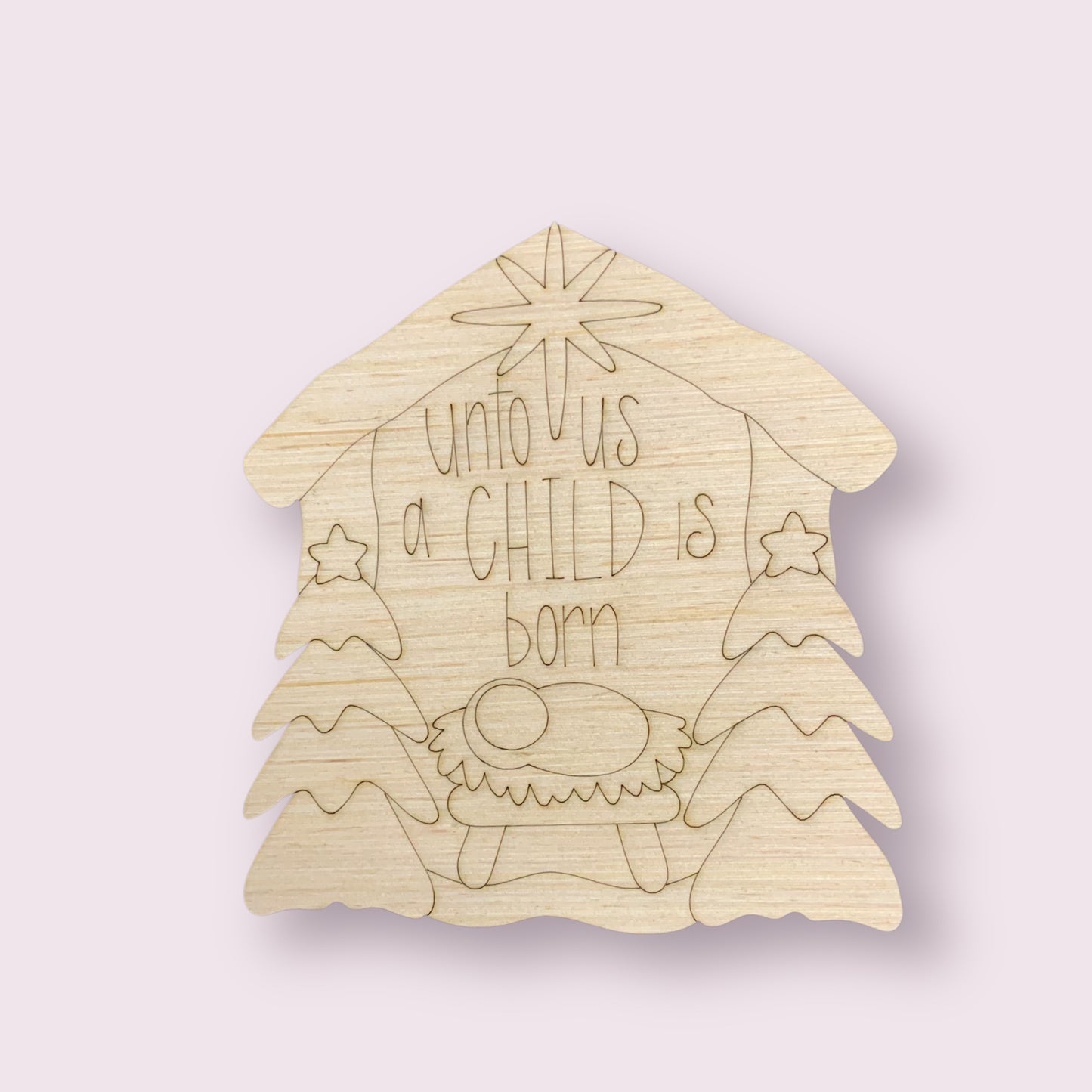 Manger Ornament (KW120-O)