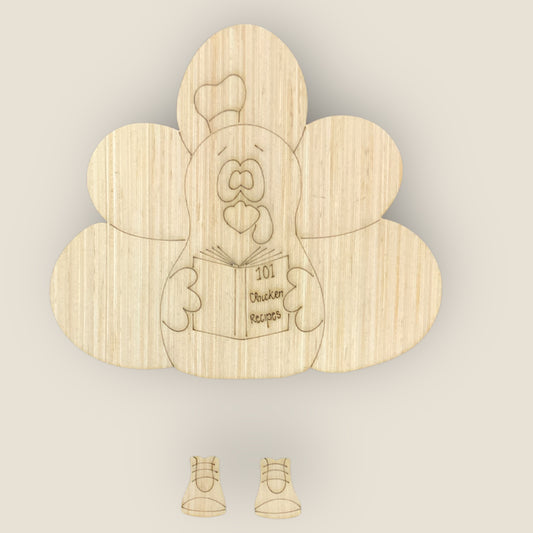 Ribbon Leg Turkey (WP024)