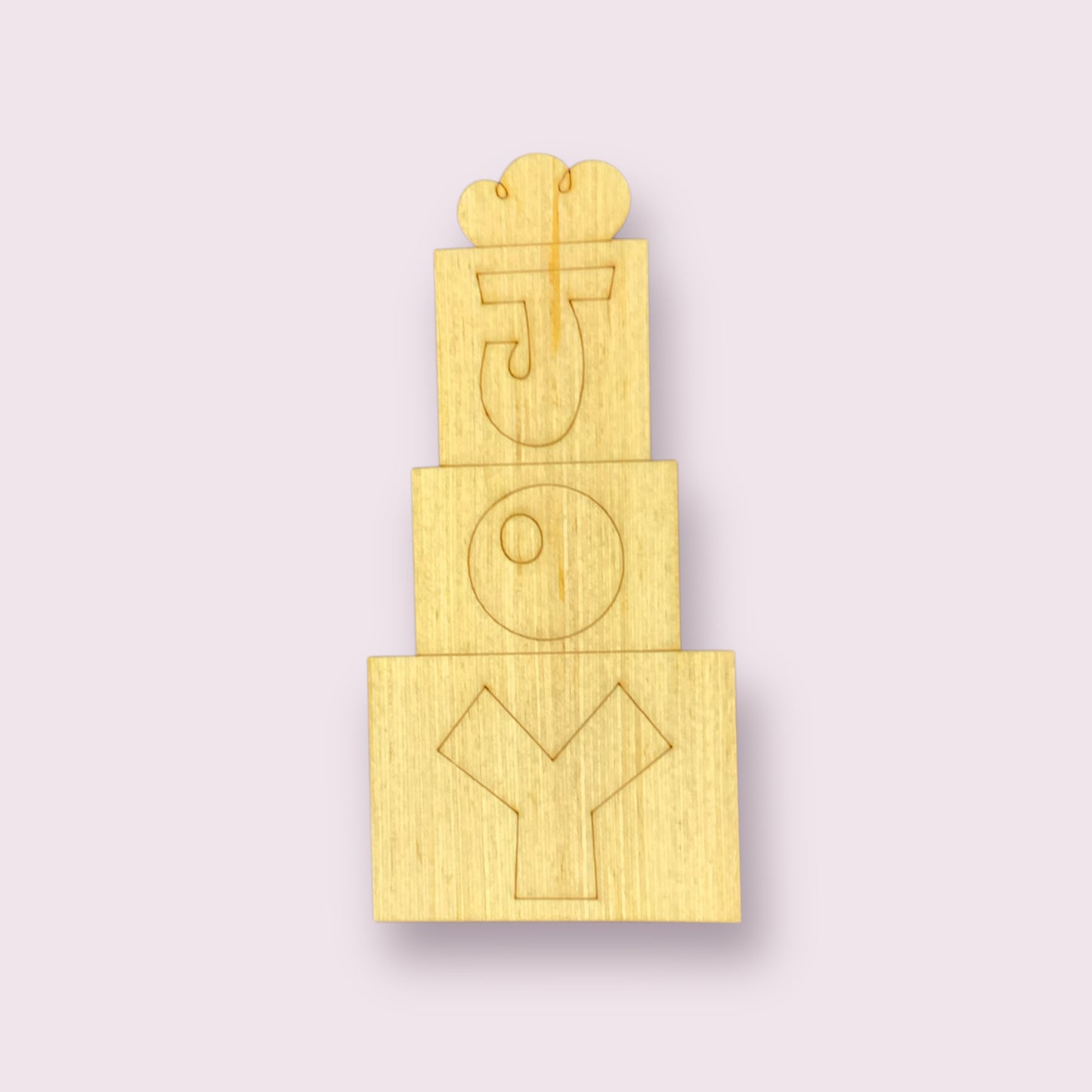 Joy Gift Stack ornament (WP010-O)