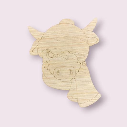 Winter Highland Cow (PC076)