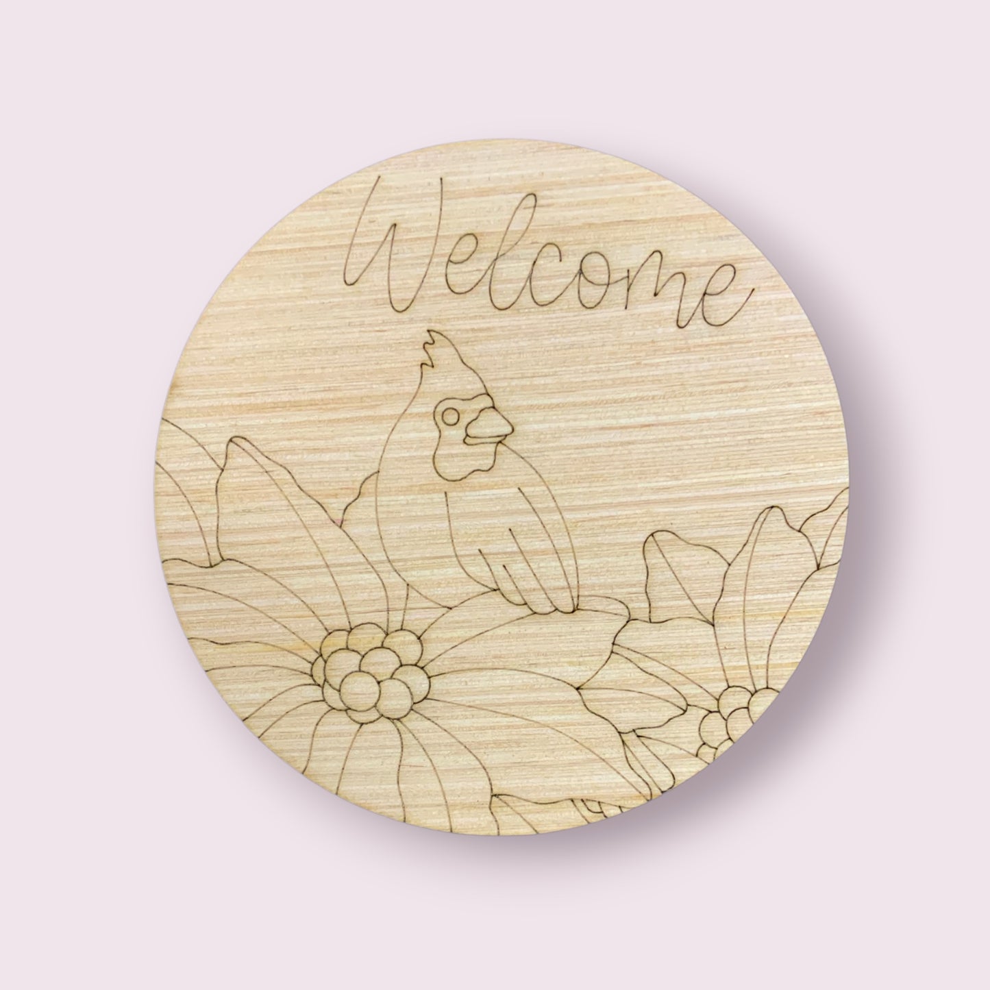 Cardinal & Poinsetia Welcome (PC074)