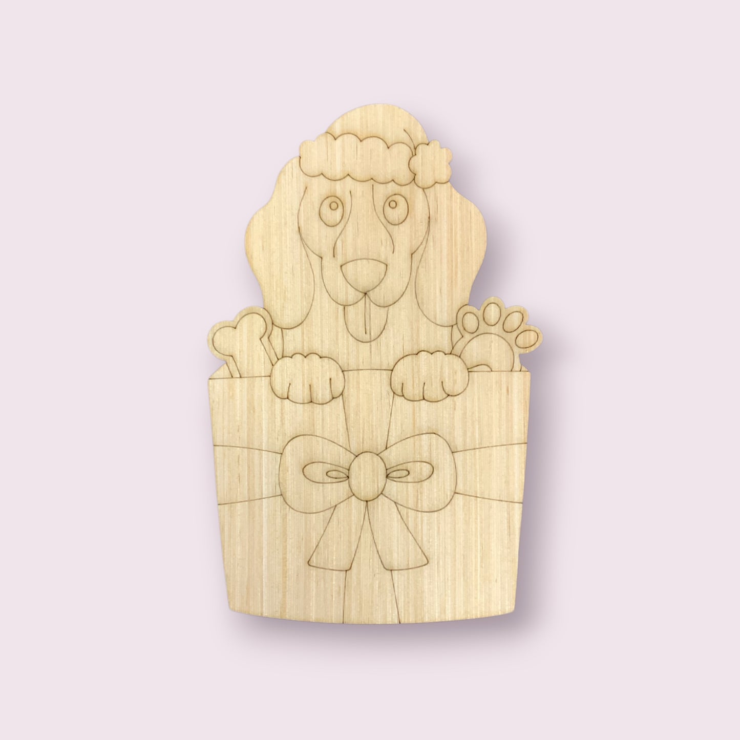 Short Hair Dachshund Christmas - Laser Ready SVG